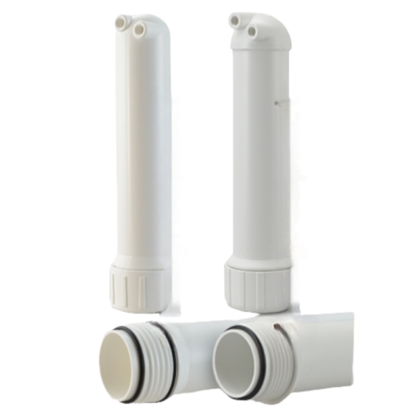 HOUSING 2,5" PER MEMBRANE OSMOSI 1812, 2012 HIGH PRESSURE DOPPIO ORING 1/8 "