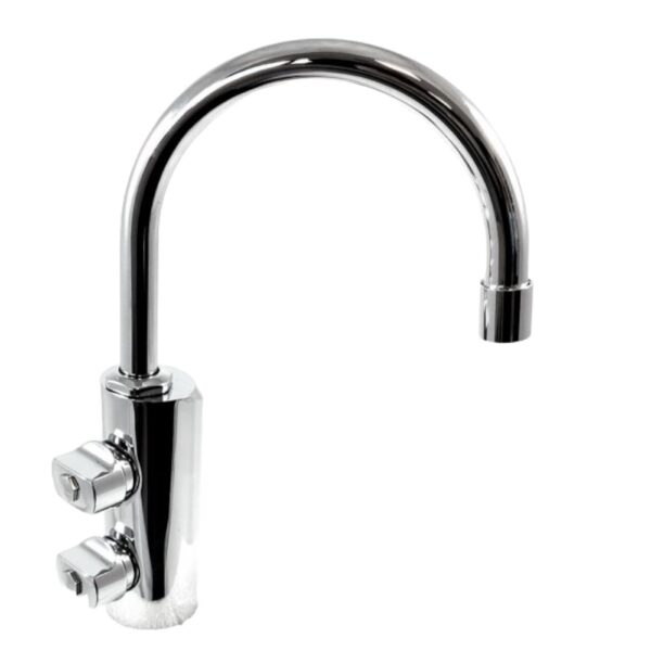 FORWATER FW4301SK/SS - MISCELATORE DI PRELIEVO A 3 VIE A 3 POMELLI SATINATO  Rubinetto di prelievo a 3 VIE- FORWATER