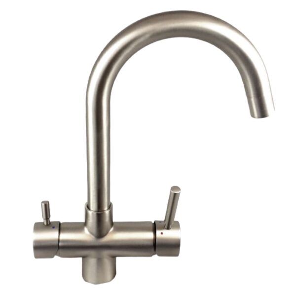 4006 RUBINETTO MIX 4 VIE 3/8" NICKEL SPAZZOLATO